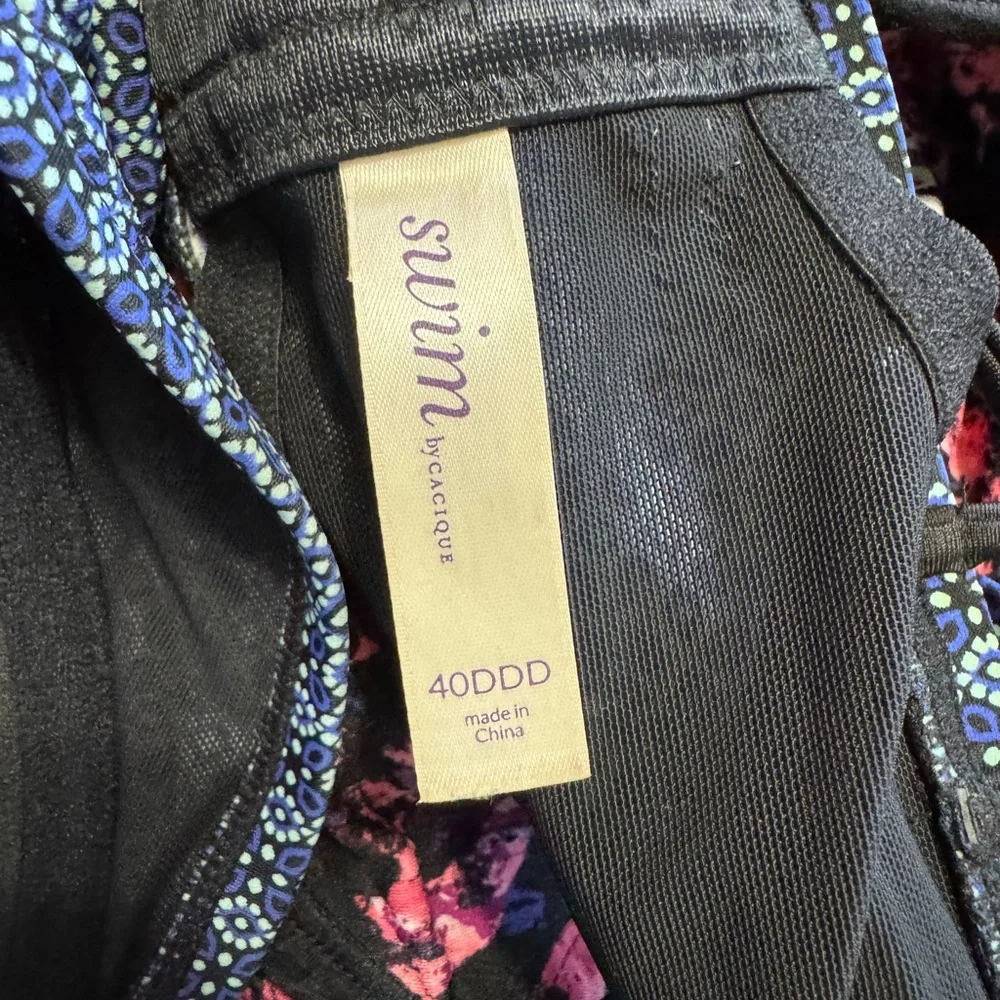 Cacique Swim Balconette Top,‎ Size 40DDD